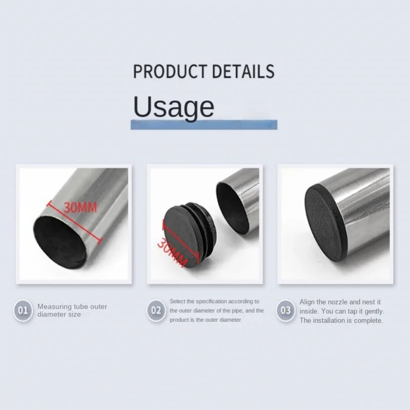 8 PCS Black Round Plastic Blan - Plastic Pipe Clip 리뷰 및 가격