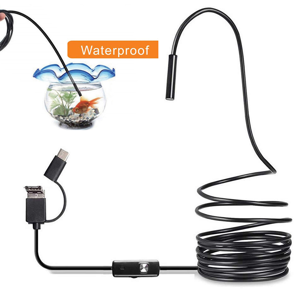 6 LED Light 7mm 1M  Endoscope  - Drain Snake Flexible 리뷰 및 가격