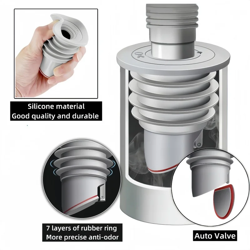 Silicone Sink Stopper Sewer Pi - Drain Pipe Clip 리뷰 및 가격
