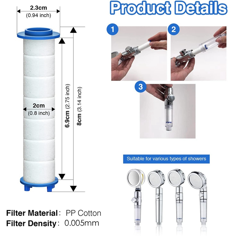 10Pcs  8x2.4cm Bathroom Shower - Shower Valve Cartridge 리뷰 및 가격