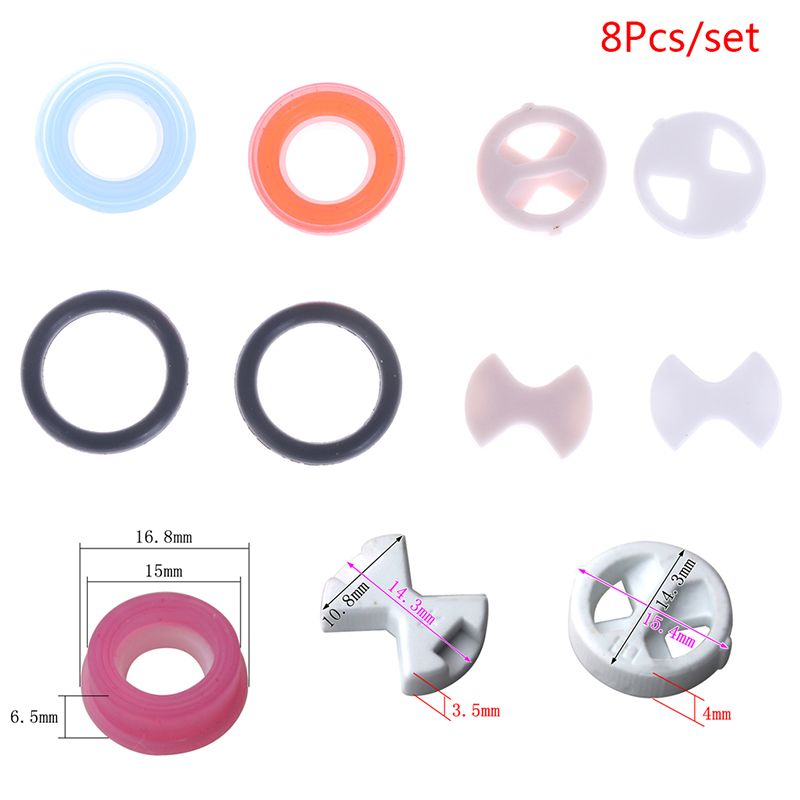 8Pcs Ceramic Disc Washer Set 1 - Silicone Tap Washer 리뷰 및 가격