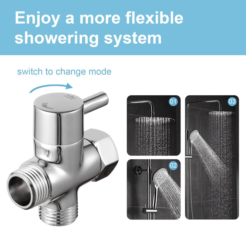 Brass Metal 3 Way Shower Head  - Shower Valve Cartridge 리뷰 및 가격