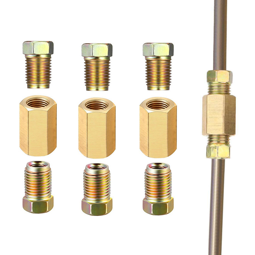 12pcs 3/16 (3/8-24 Inverted) B - Compression Fitting Brass 리뷰 및 가격