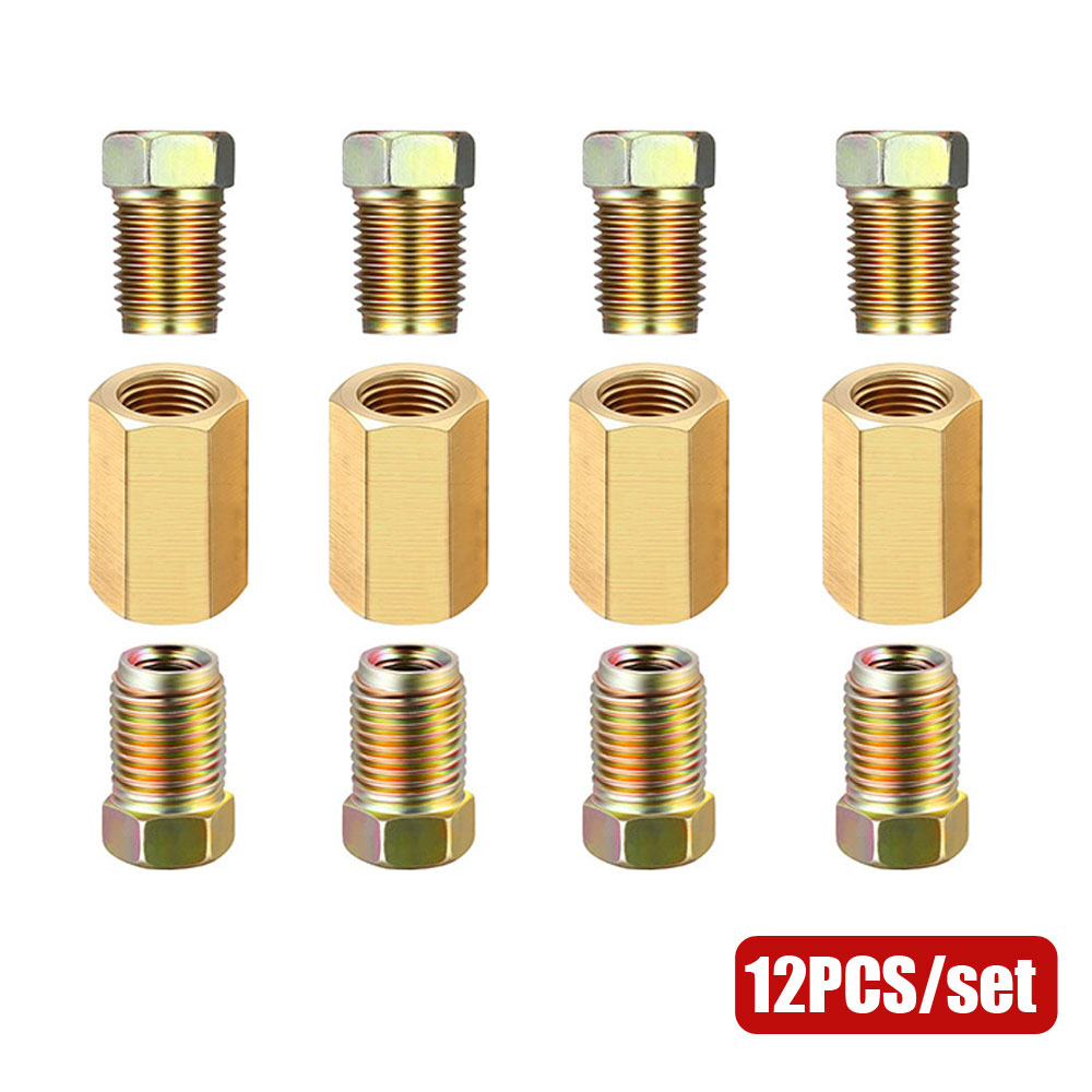 12pcs 3/16 (3/8-24 Inverted) B - Compression Fitting Brass 리뷰 및 가격