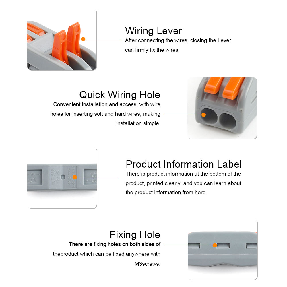 DIY GO 22PCS Lever Wire Connec - Push Fit Connector 리뷰 및 가격